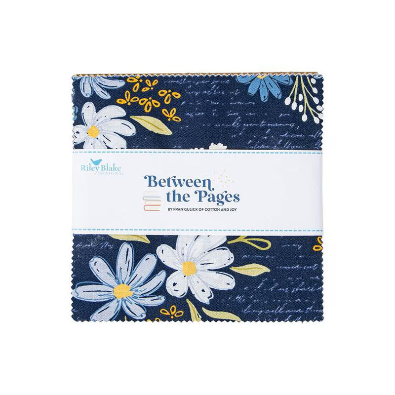 Between the Pages | 5" Charm Pack | Riley Blake Designs | Cotton and Joy