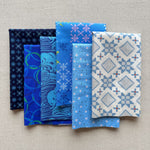 Blue | Stash Builder Half Yard Bundle | Little Fabric Shop