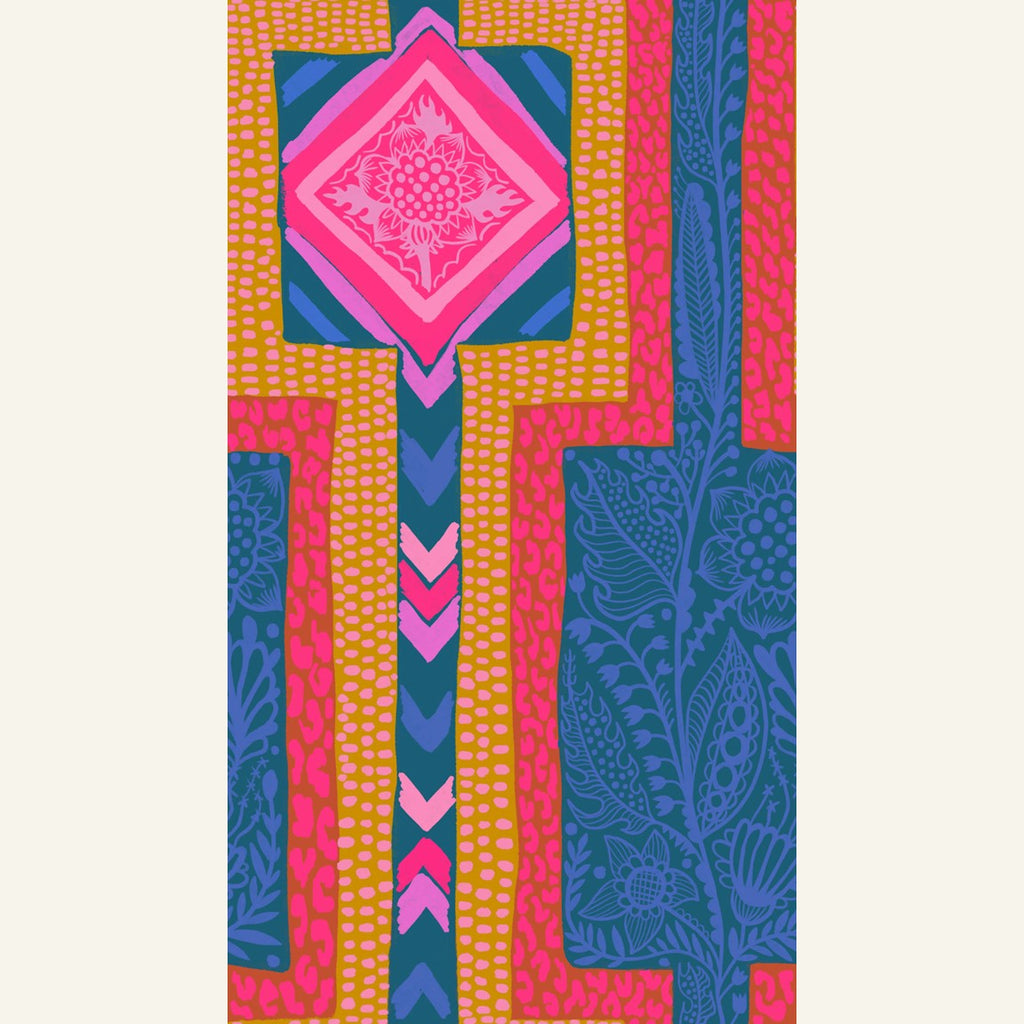 Brave | Anna Maria Horner | Labyrinth - Royal | FreeSpirit Fabrics