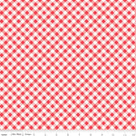 Bee Gingham | Lori Holt | 1/4" Diagonal Tammy Cayenne | Riley Blake Designs