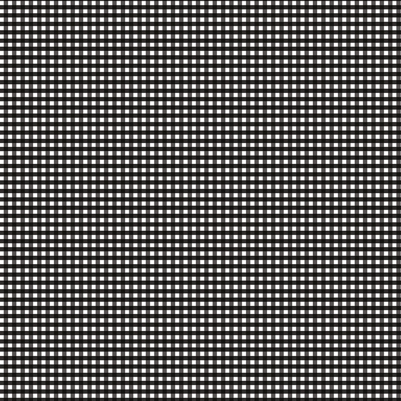 Gingham | Riley Blake Designs | 1/8" Small Black
