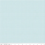 Gingham | Riley Blake Designs | 1/8" Small Aqua