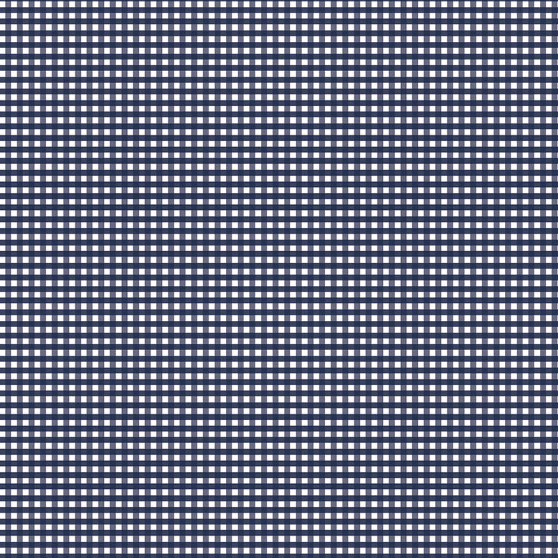 Gingham | Riley Blake Designs | 1/8" Small Navy