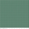 Gingham | Riley Blake Designs | 1/8" Small Christmas Green
