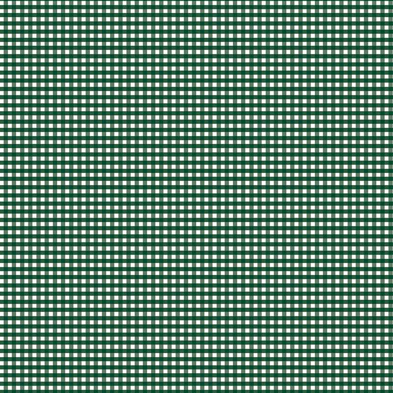 Gingham | Riley Blake Designs | 1/8" Small Christmas Green