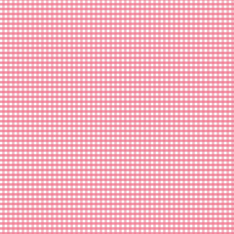Gingham | Riley Blake Designs | 1/8" Small Sugar Pink