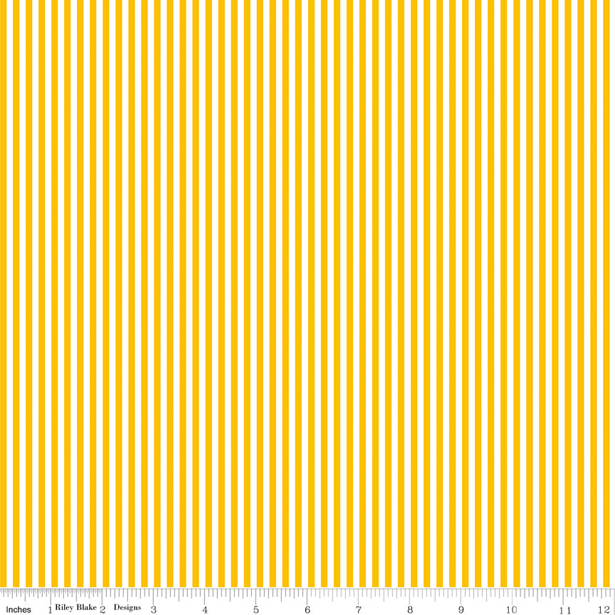 Stripes | Riley Blake Designs | 1/8" Mustard