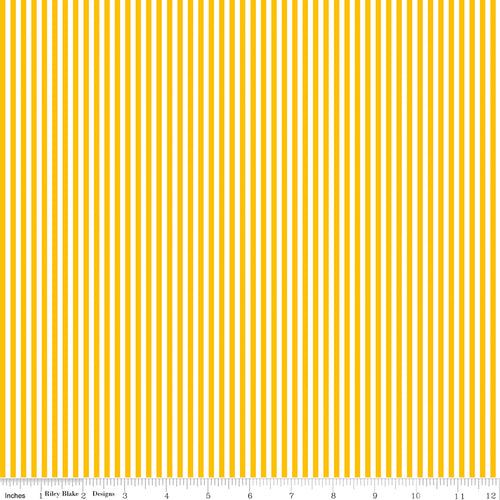 Stripes | Riley Blake Designs | 1/8" Mustard