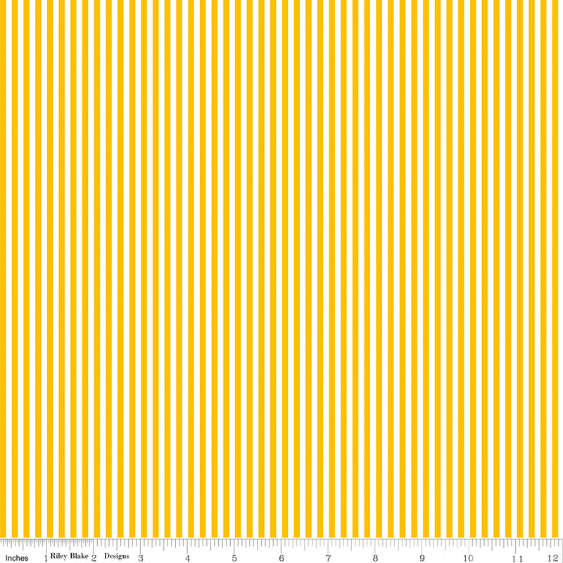 Stripes | Riley Blake Designs | 1/8" Mustard