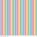 Stripes | Riley Blake Designs | 1/8" Rainbow