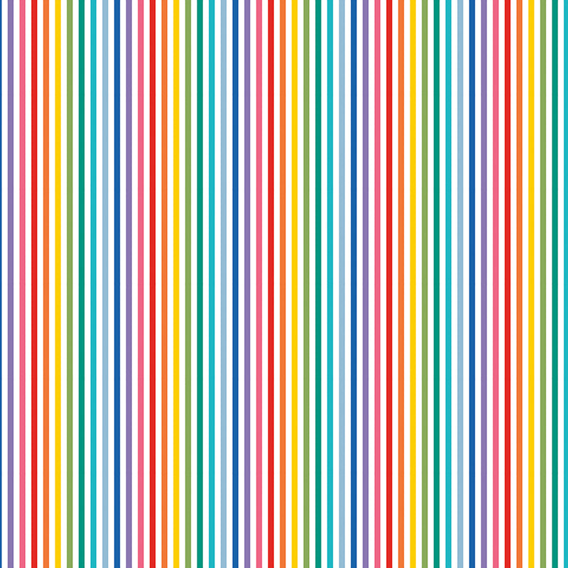 Stripes | Riley Blake Designs | 1/8" Rainbow