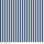 Stripes | Riley Blake Designs | 1/4" Navy