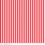 Stripes | Riley Blake Designs | 1/4" Red