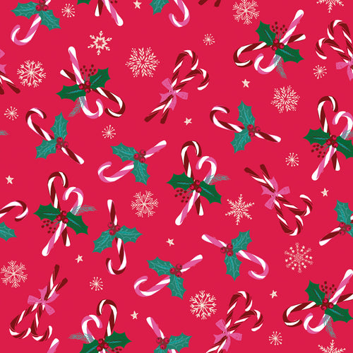 Candy Cane | Candy Cane and Snowflakes | Helen Black | Dashwood Studio