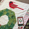 Cardinal' Christmas Wreath | Quilt Pattern | Robin Pickens Quilt Patterns