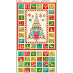 Christmas Brights Advent Panel | Makower UK | Sewing DIY Advent Calendar Panel | Andover Fabrics