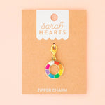 Zipper Pulls | Color Wheel | Zipper Charm | Sarah Hearts