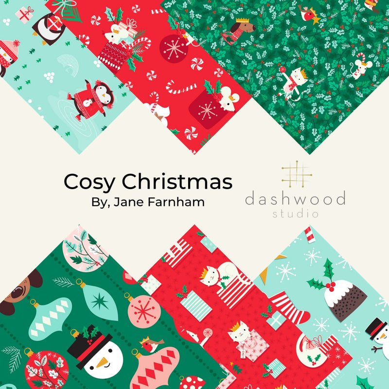 Cosy Christmas | Fat Quarter Bundle | Dashwood Studio | Jane Farnham