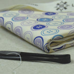 Destash - End of Bolt - 31" | Sewing Mood - Large Buttons Purple | Paintbrush Studio