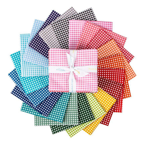 Gingham | Riley Blake Designs | 1/8" Gingham Fat Quarter Bundle
