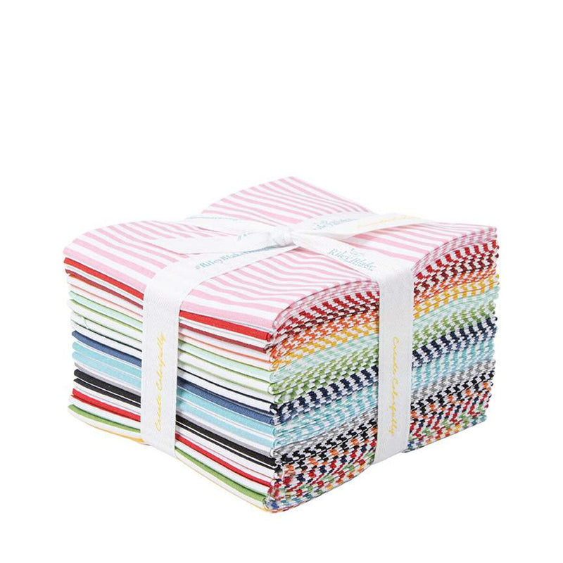 Stripes | Riley Blake Designs | 1/8" Stripe Fat Quarter Bundle