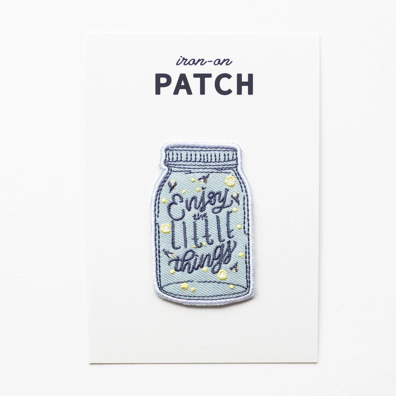 Enjoy the Little Things Embroidered Patch | Union Made