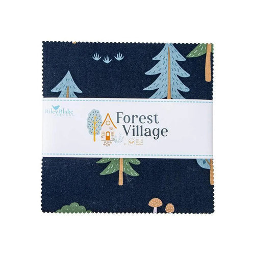 Forest Village | 5" Charm Pack | Riley Blake Designs