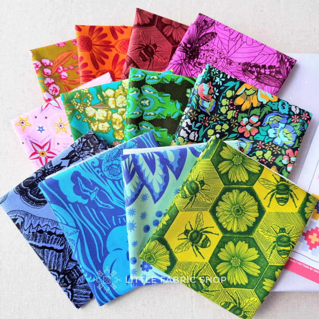 Glowing Quilt | Anna Maria Fabric Bundle | Little Fabric Shop Custom Quilt Fabric Bundle