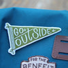 Go Outside Embroidered Patches | Union Made