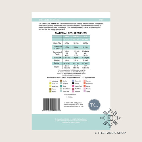 Goldie Quilt | Quilt Pattern | Then Came June