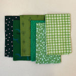 Green | Stash Builder Half Yard Bundle | Little Fabric Shop