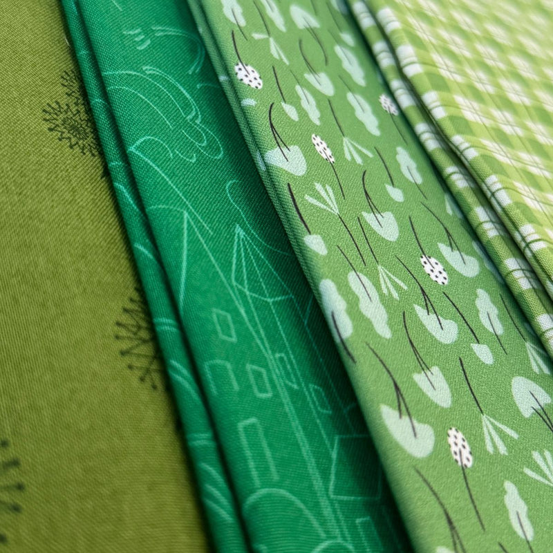 Green | Stash Builder Half Yard Bundle | Little Fabric Shop