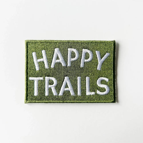 Happy Trails Embroidered Patch | Field Trip Threads