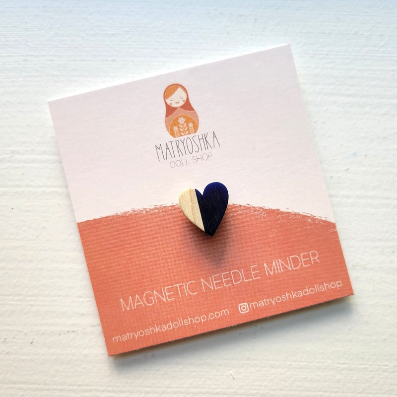 Magnetic Needle Minder - Heart | Matryoshka Doll Shop