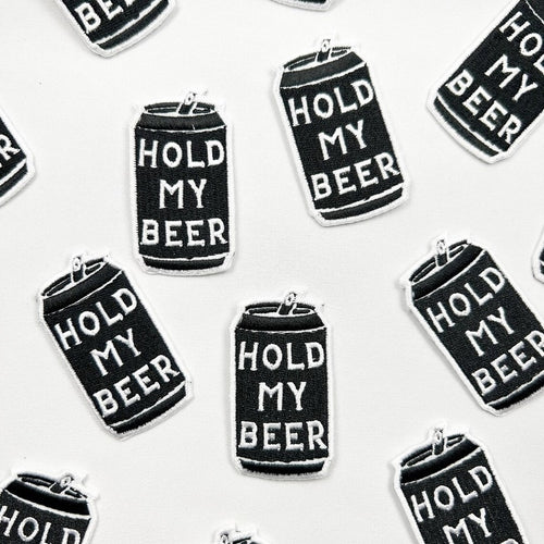 Hold My Beer Embroidered Patch | Field Trip Threads