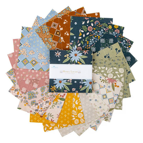Honey Locust | 5" Charm Pack | Riley Blake Designs | Amber Johnson