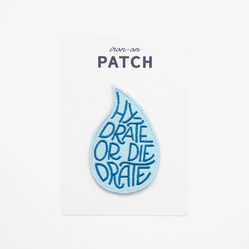 Hydrate or Diedrate Embroidered Patches | Union Made