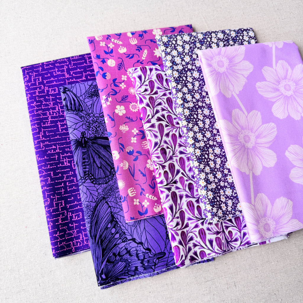 Purple | Stash Builder Half Yard Bundle  Little Fabric Shop