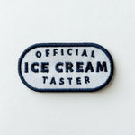 Official Ice Cream Taster Embroidered Patch | Field Trip Threads