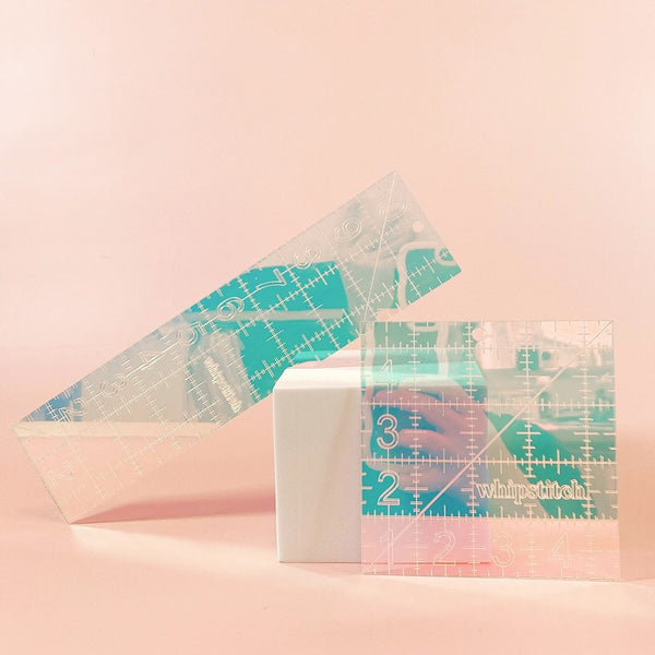 2.5 inch x 10 inch | Iridescent Quilting Ruler – Little Fabric Shop