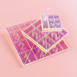 Mini Squares Iridescent Set Quilting Ruler | Whipstitch Handmade | Feral Notions