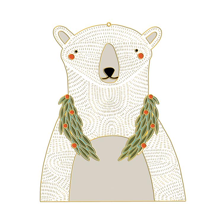 Polar Bear Ornament | Gingiber | Stacie Bloomfield