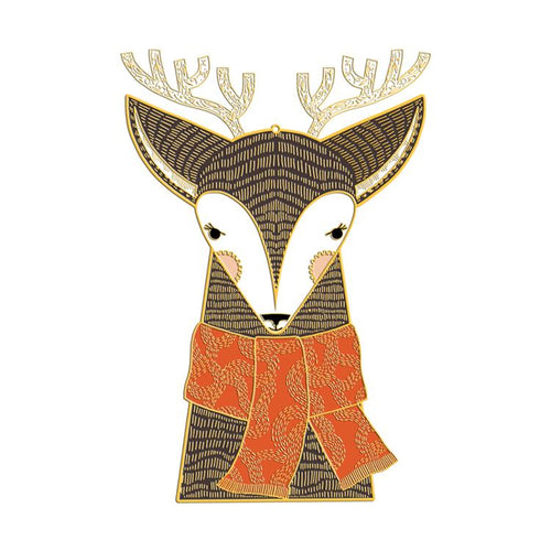 Christmas Deer Ornament | Gingiber | Stacie Bloomfield
