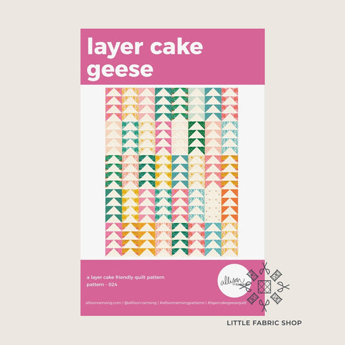 Layer Cake Geese | Quilt Pattern | Allison Ramsing