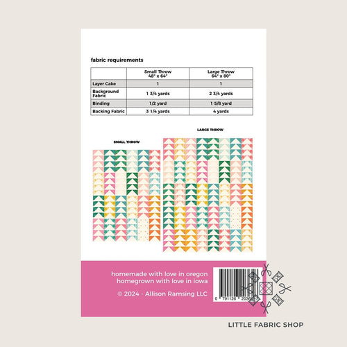 Layer Cake Geese | Quilt Pattern | Allison Ramsing