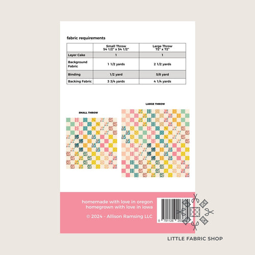Layer Cake Squared | Quilt Pattern | Allison Ramsing