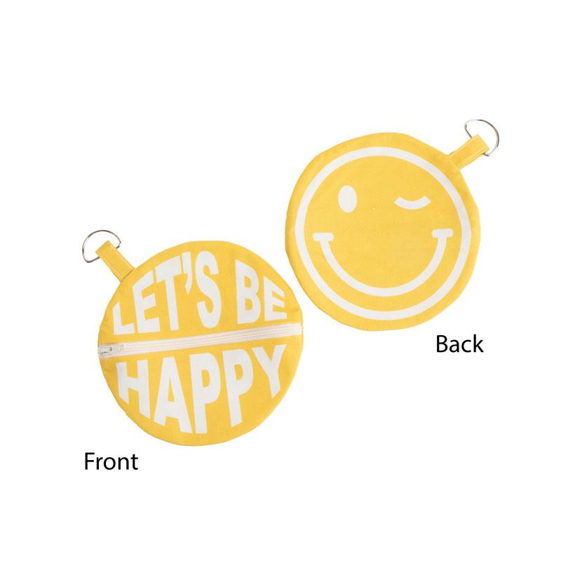 Let's Be Happy Zipper Pouch | Cut Sew Create | Moda Fabrics