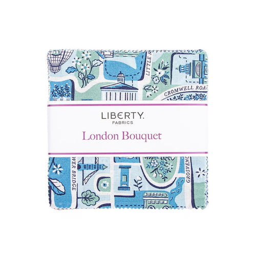 London Bouquet | 5" Charm Pack | Liberty Fabrics | Riley Blake Designs