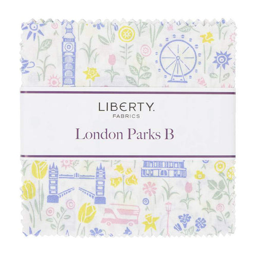 London Parks B | 5" Charm Pack | Liberty Fabrics | Riley Blake Designs