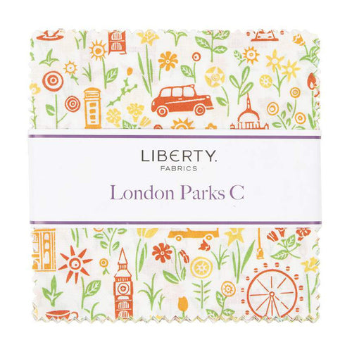London Parks C | 5" Charm Pack | Liberty Fabrics | Riley Blake Designs